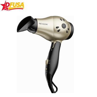 REVLON 1875W Compact Folding Handle Hair Dryer | Great for Travel - Made in USA