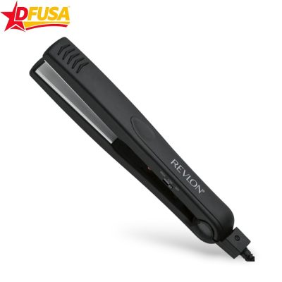 REVLON Smooth and Straight Ceramic Flat Hair Straightener Iron - 1 Inch Plate