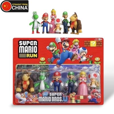 Super Mario Family Toy Set for Kids - Pack of 6