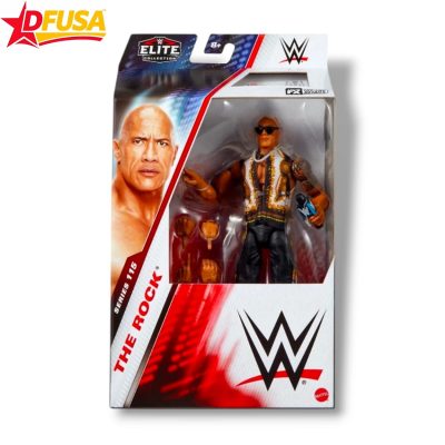 WWE The Final Boss Rock Elite Series 115 Action Figure with Accessories – 6 inch (Mattel Brand)