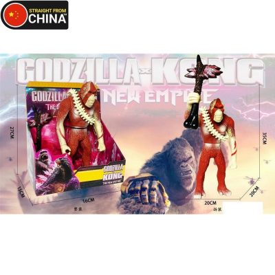 Skar King with Kong Battle Axe and Whipslash Action Figure Toy with Movable Joints (12 inch Tall) – Godzilla x Kong New Empire 2024
