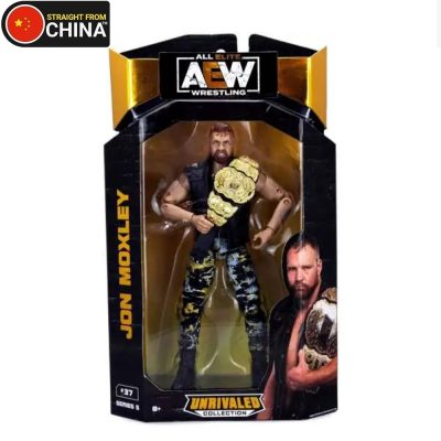 AEW Jon Moxley Wrestling Action Figure with Title – Unrivaled Series 5