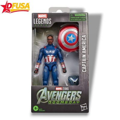 Marvel Legends Series Captain America 6 Inch Action Figure with Accessories from Avengers Doomsday - (Hasbro)