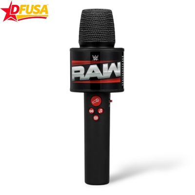WWE Raw Smack Talk Microphone Toy with Built-in Music and Sound Effects for Fans of WWE (eKids Brand)