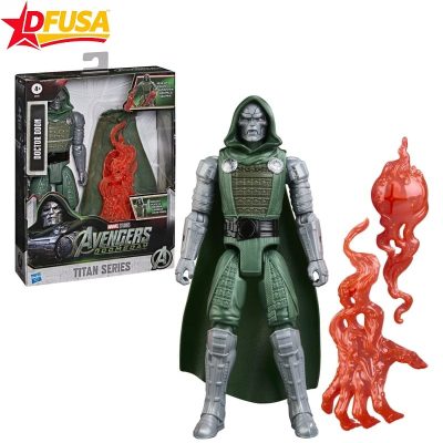 Marvel Studios Avengers Doomsday Doctor Doom Titan Series Action Figure 11.5-Inch with Accessories – (Hasbro)