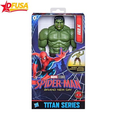 Hasbro Marvel Studios Original Hulk Action Figure from Spiderman Brand New Day - 11.7 Inch (Titan Hero Series)