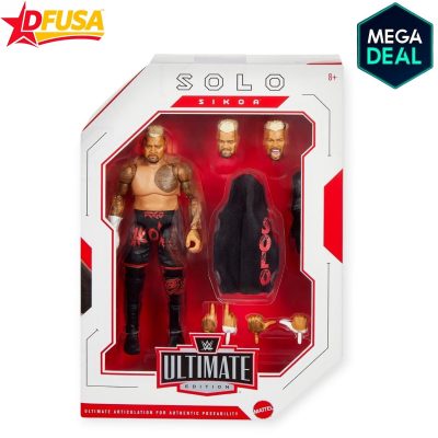 WWE Ultimate Edition Solo Sikoa Series 24 Action Figure with Accessories – 6 inch (Mattel Brand)